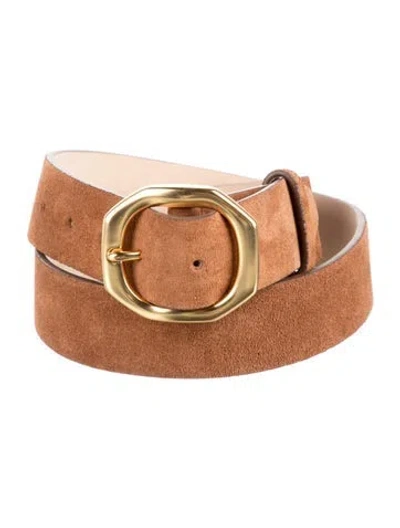 Pre-owned Rag & Bone Skinny Leather Belt In Brown