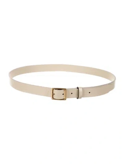 Pre-owned Rag & Bone Skinny Leather Belt In Neutrals