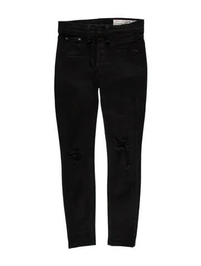 Pre-owned Rag & Bone Skinny Leg Pants In Black