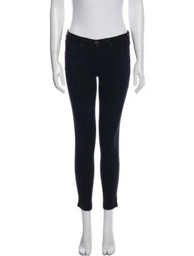 Pre-owned Rag & Bone Skinny Leg Pants In Black