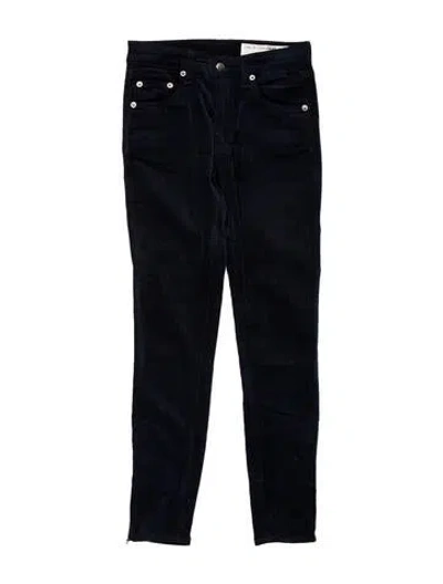 Pre-owned Rag & Bone Skinny Leg Pants In Blue