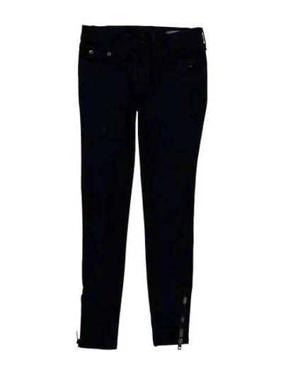 Pre-owned Rag & Bone Skinny Leg Pants In Blue