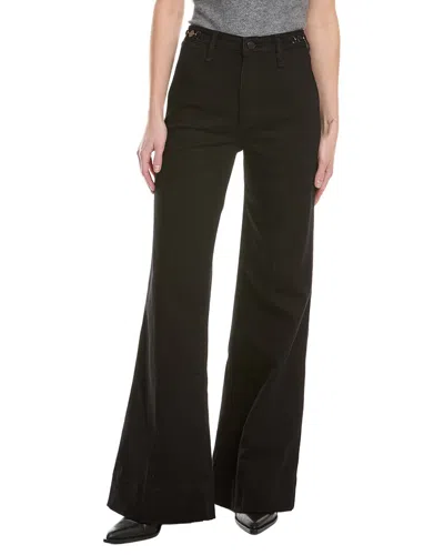 Rag & Bone Skylar Black Wide Leg Jean