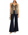 Rag & Bone Skylar Flare Trouser Jeans In Blue In Blue