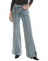 Rag & Bone Skylar High-rise Clementine Wide Leg Flare In Blue