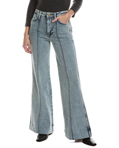 Rag & Bone Skylar High-rise Clementine Wide Leg Flare In Blue