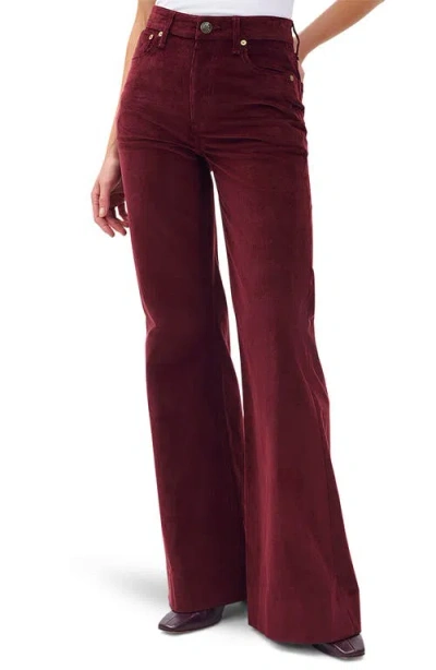 RAG & BONE RAG & BONE SKYLAR HIGH WAIST CORDUROY FLARE PANTS