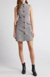 Rag & Bone Slade Italian Tweed Vest Dress Nvywhiteml