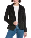 Rag & Bone Slade Corduroy Blazer In Black