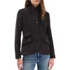 Rag & Bone Button Corduroy Jacket In Black