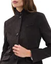Rag & Bone Button Corduroy Jacket In Black