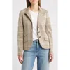 Rag & Bone Slade Glen Plaid Ponte Knit Blazer In Multi
