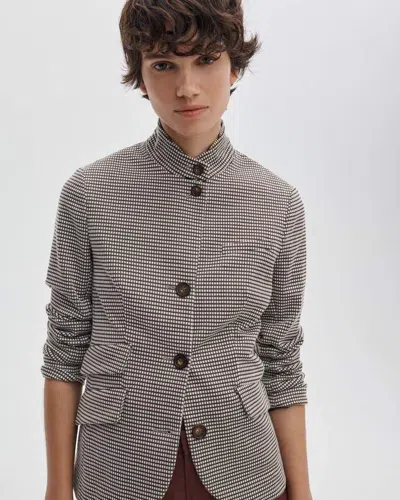 Rag & Bone Slade Italian Checked Blazer In Multi