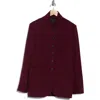 Rag & Bone Slade Long Wool Blazer In Burgundy