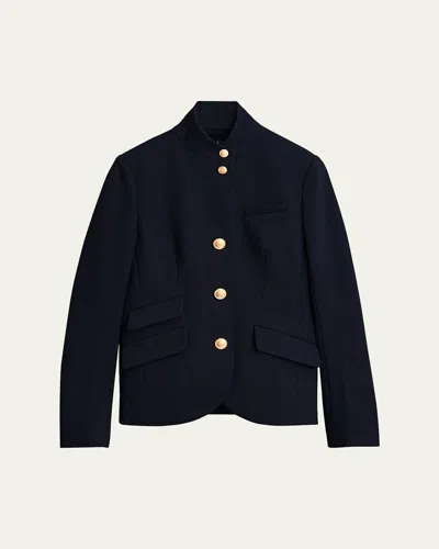 Rag & Bone Slade Ponte Blazer In Black
