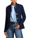 Rag & Bone Slade Ponte Blazer In Blue