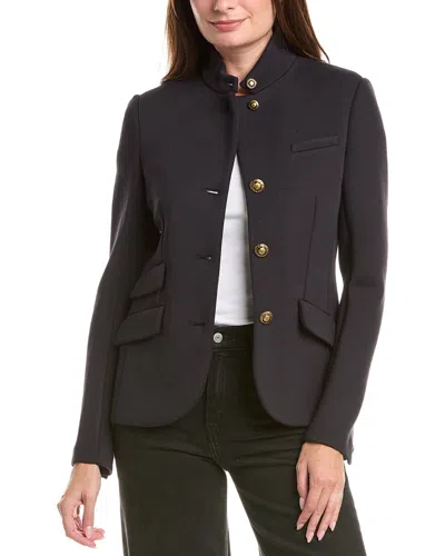 Rag & Bone Slade Textured Knit Blazer In Black