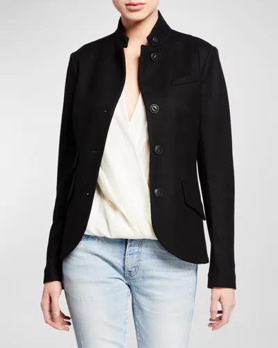 Rag & Bone Slade Wool Blazer In Black