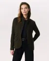 Rag & Bone Slade Wool Blazer In Green