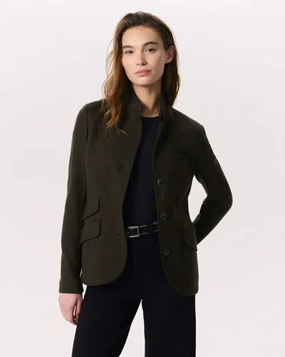 Rag & Bone Slade Wool Blazer In Green