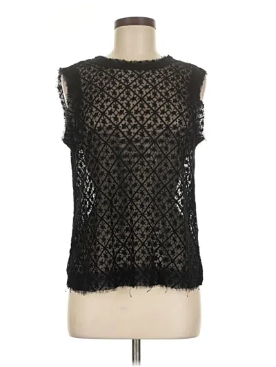 Pre-owned Rag & Bone Sleeveless Blouse In Black