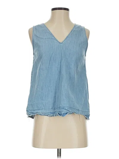 Pre-owned Rag & Bone Sleeveless Blouse In Blue