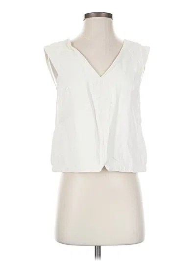 Pre-owned Rag & Bone Sleeveless Blouse In Ivory
