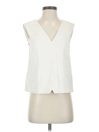 Pre-owned Rag & Bone Sleeveless Blouse In White