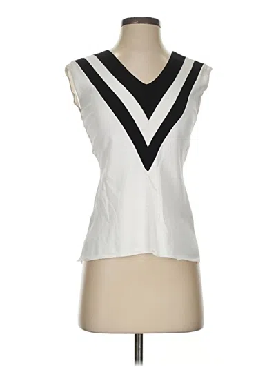 Pre-owned Rag & Bone Sleeveless Blouse In White