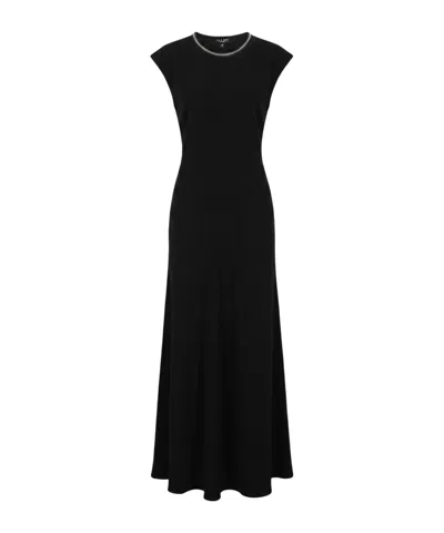 Rag & Bone Sleeveless Flared Dress In Black