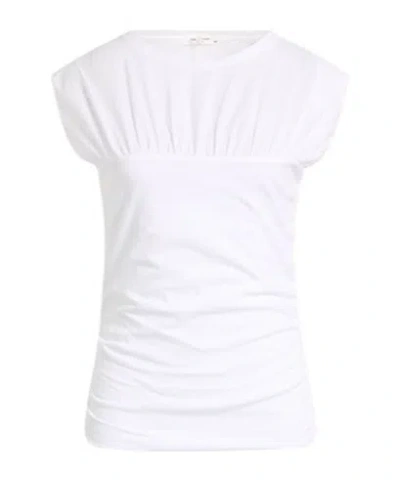 Rag & Bone Sleeveless Round-neck Top In White