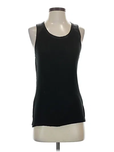 Pre-owned Rag & Bone Sleeveless Silk Top Black Halter Neckline Tops