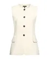Rag & Bone Minimalist Sleeveless Jacket In White
