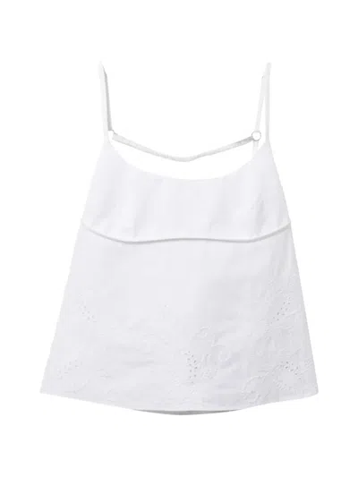 Rag & Bone Sleeveless Tank Top In White