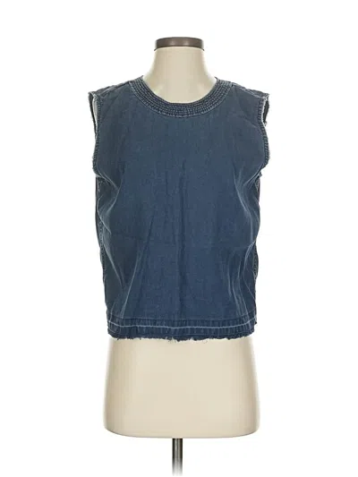Pre-owned Rag & Bone Sleeveless Top In Blue