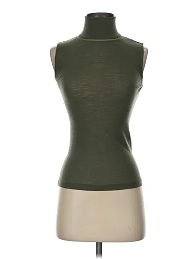 Pre-owned Rag & Bone Sleeveless Top Green High Neck Tops