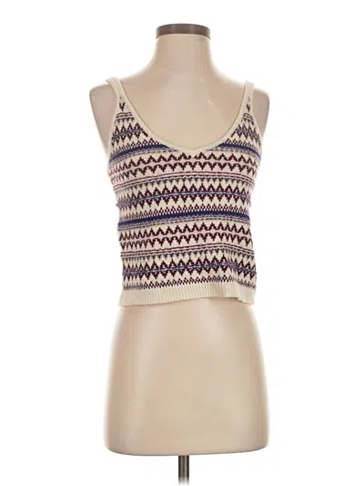 Pre-owned Rag & Bone Sleeveless Top Tan Sweetheart Neckline Tops