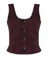 Rag & Bone Poppy Button-front Denim Tank Top