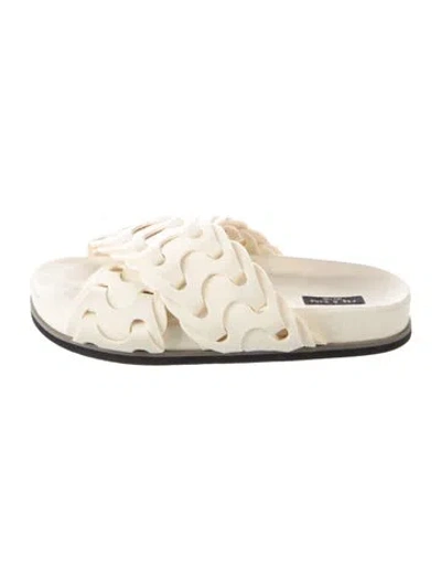Pre-owned Rag & Bone Slides In Neutral