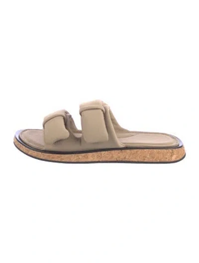 Pre-owned Rag & Bone Slides In Neutrals