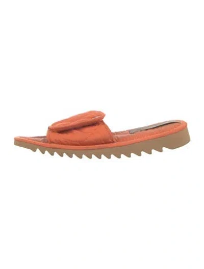 Pre-owned Rag & Bone Slides In Orange