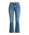 Rag & Bone High-waisted Medium Bootcut Jeans In Blue