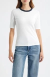 Rag & Bone Slim Fit Ringer T-shirt In White