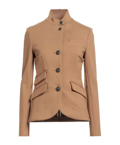 Rag & Bone Slim Fit Stand Collar Blazer In Brown