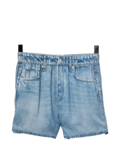 Rag & Bone Miramar Walking Shorts In Blue