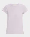 Rag & Bone Slub Crewneck Tee In Pink