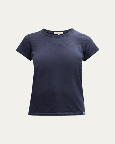 Rag & Bone Slub Crewneck Tee In Salute