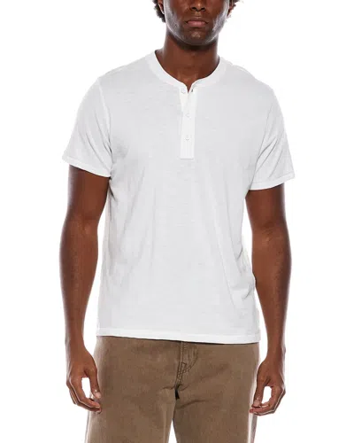 Rag & Bone Slub Jersey Henley In White