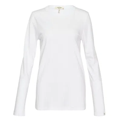 Rag & Bone Long-sleeve Cotton T-shirt In White