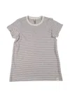 Rag & Bone Slub Striped T-shirt In Multi